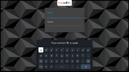 PROVNETV Play STB Screen 2