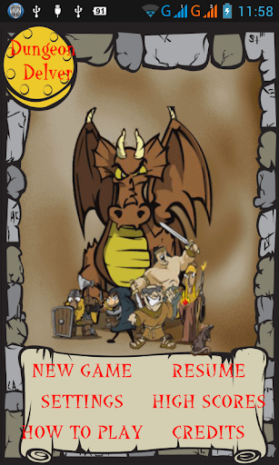 Android application Dungeon delver screenshort