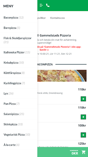 Gammstads Pizzeria Screen 2