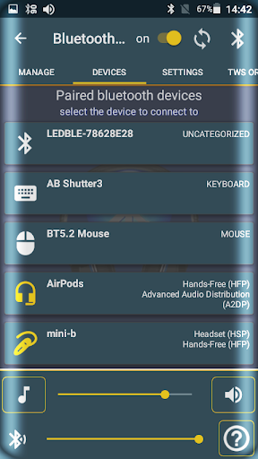 Bluetooth Audio Widget Battery FREE  APK screenshots 11