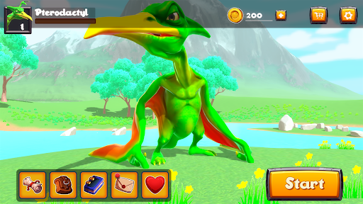 Android application Jurassic Pterodactyl screenshort