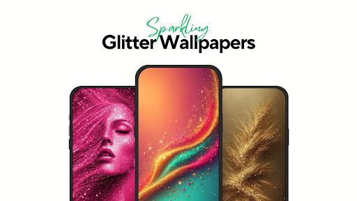 Android application Glitter Wallpaper for Girls 4K screenshort