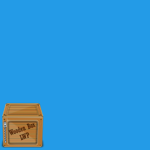 plain blue wallpaper logo