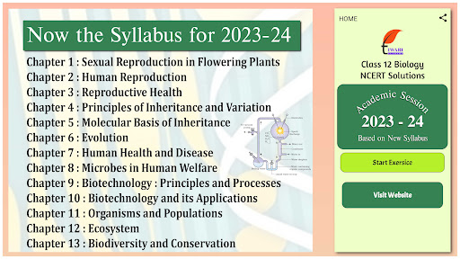 Class 12 Biology for 2023-24