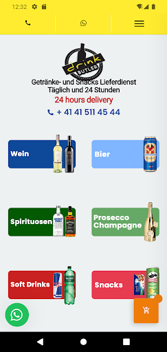 Android application Drink Butler screenshort