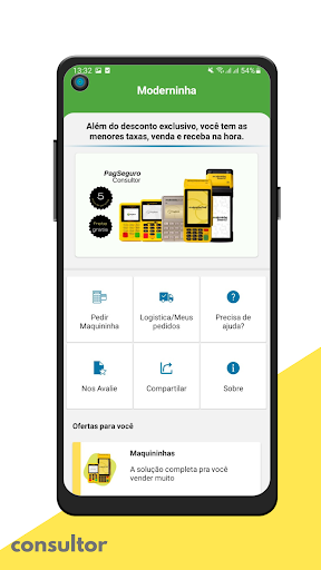 Android application Maquininhas PagSeguro screenshort