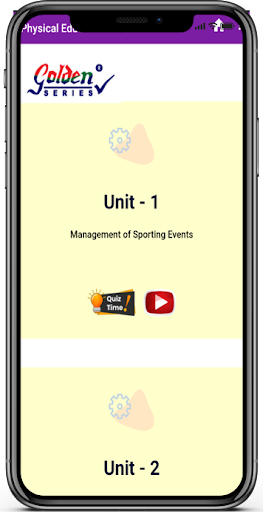 Android application Golden Physical Education 12 E screenshort