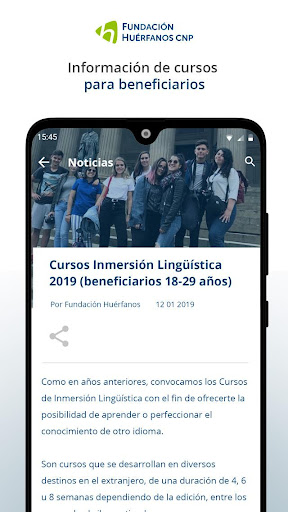 Fundación Huérfanos CNP Screen 2