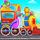 Train wash game icon