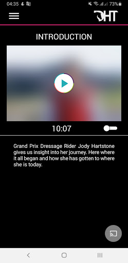 Dressage Horse Training (DHT) Screen 2