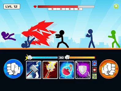 Stickman fighter : Epic battle Free In-App Purchases MOD APK