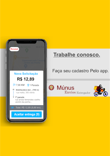 Munus Envios - Entregador Screen 3