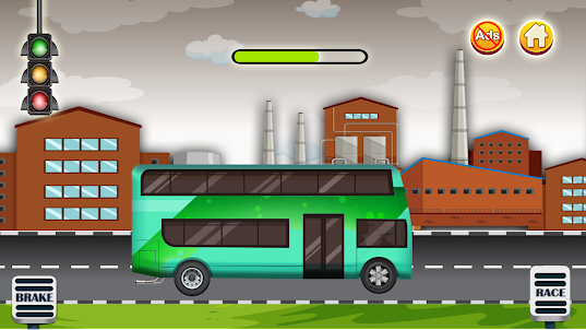 เกมเด็กขับรถบัสสำหรับเด็ก