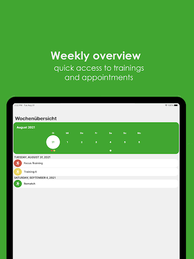Screenshot of FootballTraining+