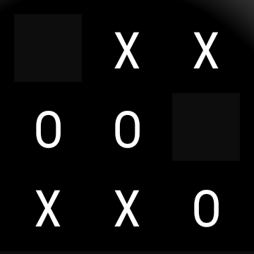Android application Tic Tac Toe for Wear OS screenshot
