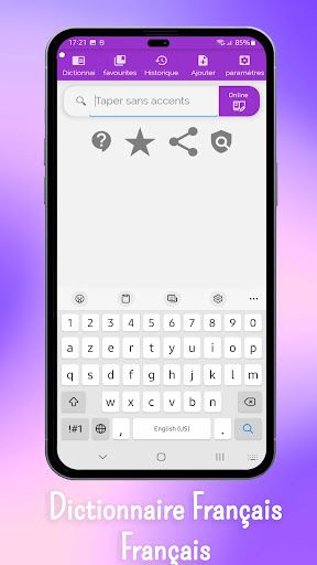 Android application French dictionary offline screenshort