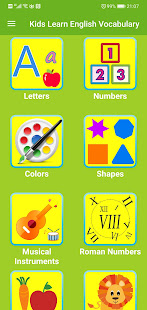 Kids Learn English Vocabulary 1.1 APK + Mod (Unlimited money) untuk android