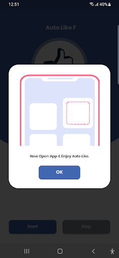 Auto Like F Screen 2
