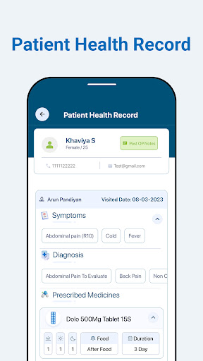 MyClinic - Clinic Management Screen 2