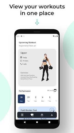 Evolv Fit : Get Personal Coach Screen 2
