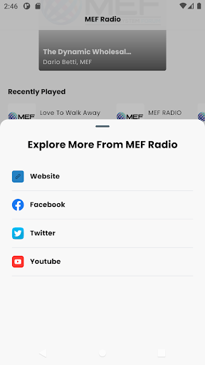 MEF Radio Screen 3