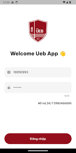 Android application UEB Student screenshort