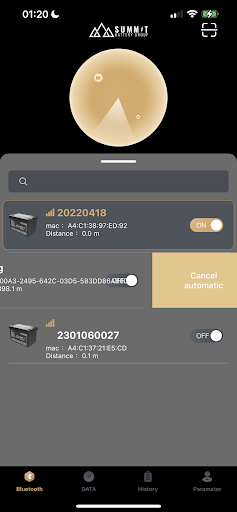 Android application Summit Battery screenshort