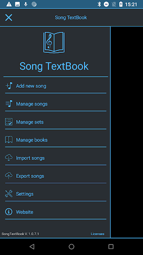 Song TextBook Screen 2