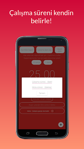 Pomodoro Sayacı - Kolay Çalış Screen 2
