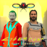 Cover Image of डाउनलोड Cyberpunk City Escape. Neighbor Sci-Fi Survival 3D 1.3 APK