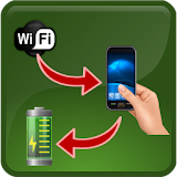 Wirelesscharger to mobile joke icon