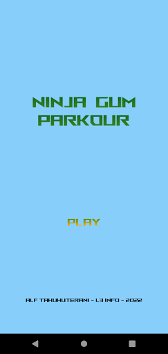 Android application Ninja Gum Parkour screenshort