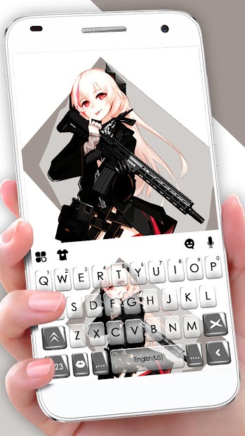 Screenshot 2 Anime Assassin Girl Teclado android