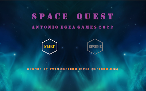 Android application Space Quest Adventure screenshort