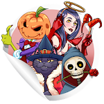 Cover Image of Download Stickers for WA - Halloween  APK