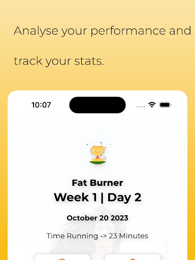 Screenshot of Treadmill Workout: Walk & Run