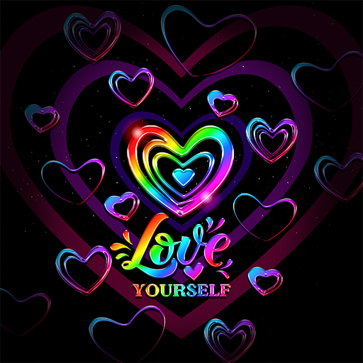Black And Rianbow - Wallpaper logo