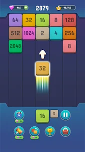 X2 Blocks: 2048 Merge Puzzle