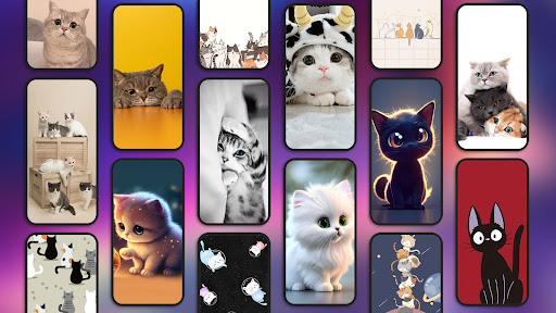 Android application Wallpaper Cute Cat screenshort