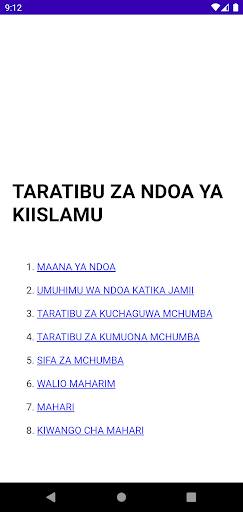 Darsa za fiqh kwa kiswahili Screen 3