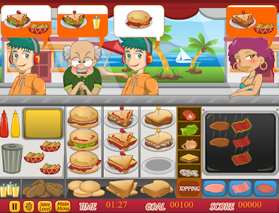 음식 요리 게임 - 식당 게임 및 시간 관리