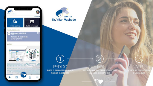Android application Clínica VM screenshort