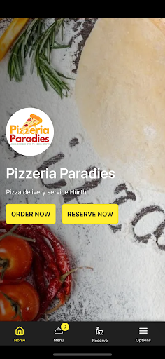 Android application Pizzeria Paradies screenshort