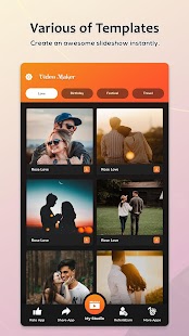 Slides Video Maker لقطة شاشة