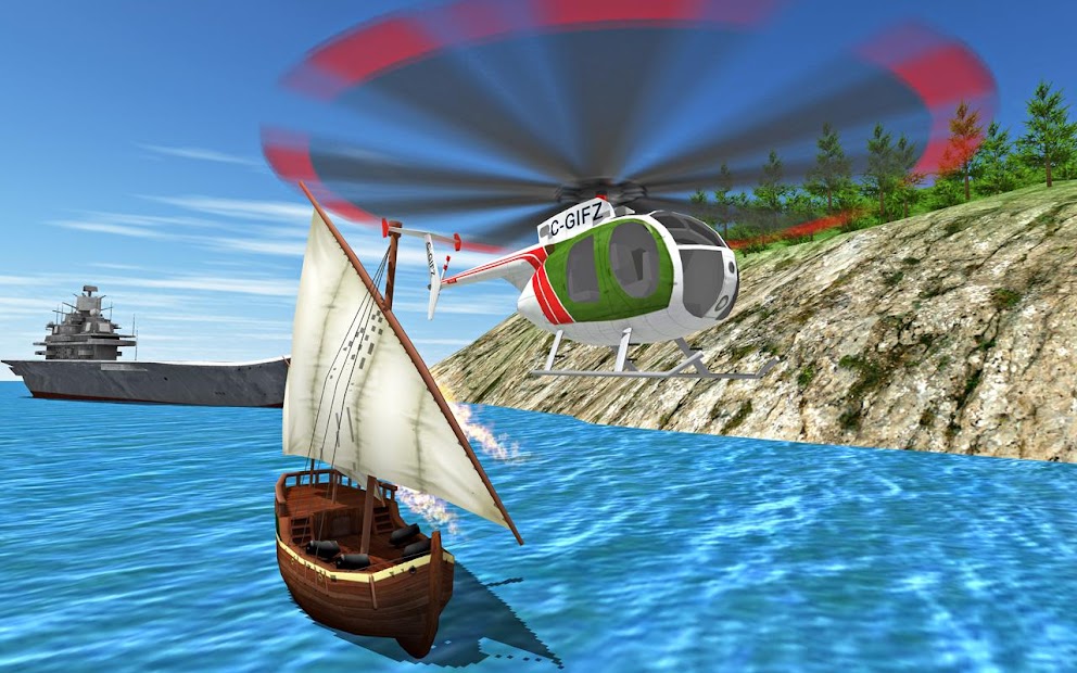 Imágen 25 Free Helicopter Flying Simulator android