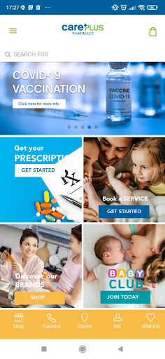 Android application CarePlus Pharmacy screenshort