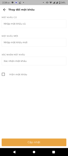 Android application Tín Đạt Nhân Viên screenshort