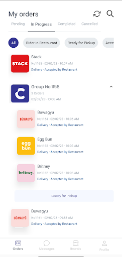 Chew Kitchen POS Screen 2