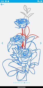Como desenhar flores - Tutoria