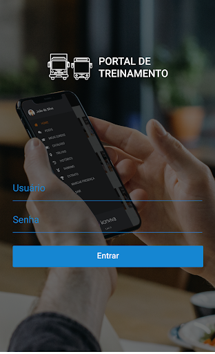 Android application Portal de Treinamento screenshort
